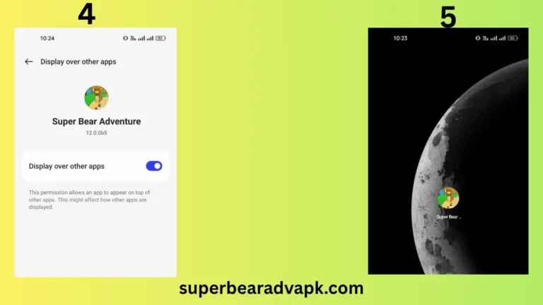 Super Bear Adventure Mod APK v12.0.2 (Unlimited Money and Health, Unlocked All) Installation process of super bear adventure mod apk step 2