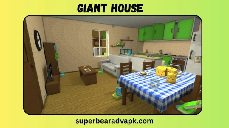Explore Different Locations in Super Bear Adventure Super Bear Adventure Giant House