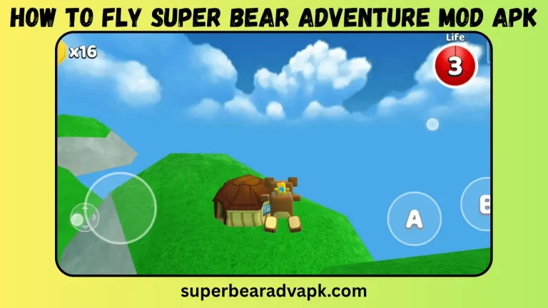 how to fly in Super Bear Adventure