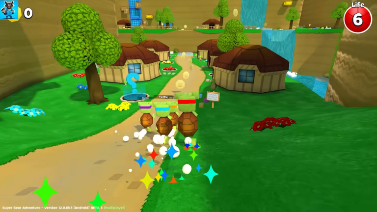 Super Bear Adventure Mod APK v12.0.2 (Unlimited Money and Health, Unlocked All) super bear adventure mod apk bg