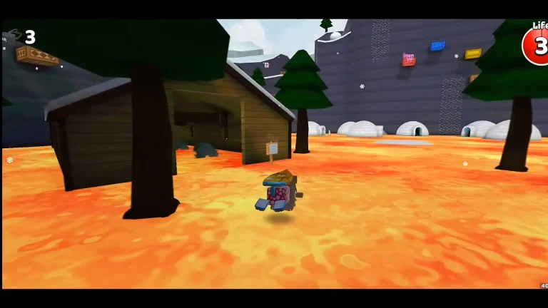 How to complete all missions in Super Bear Adventure | Complete guide Super Bear Adventure The Floor is lava in Snow Valley