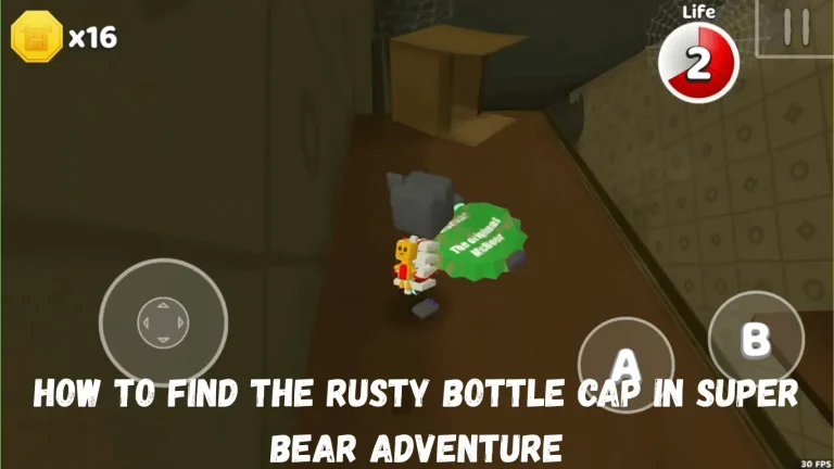 How to Find The Rusty Bottle Cap In Super Bear Adventure