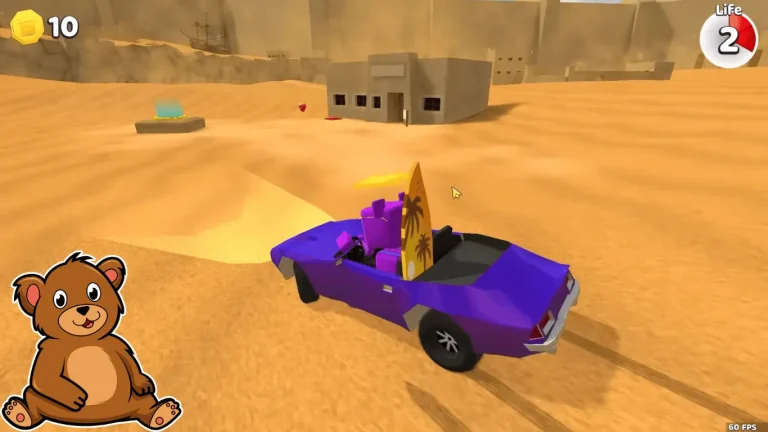 How to get a muscle car in Super Bear Adventure