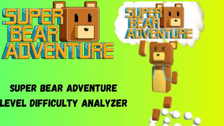 Super Bear Adventure Level Difficulty Analyzer