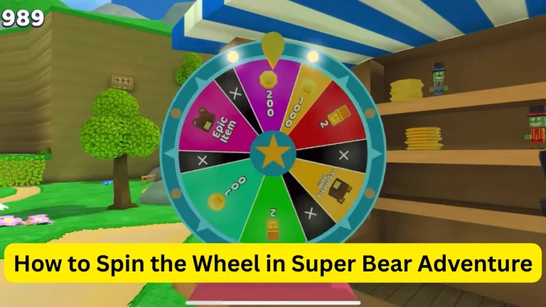 How to Spin the Wheel in Super Bear Adventure